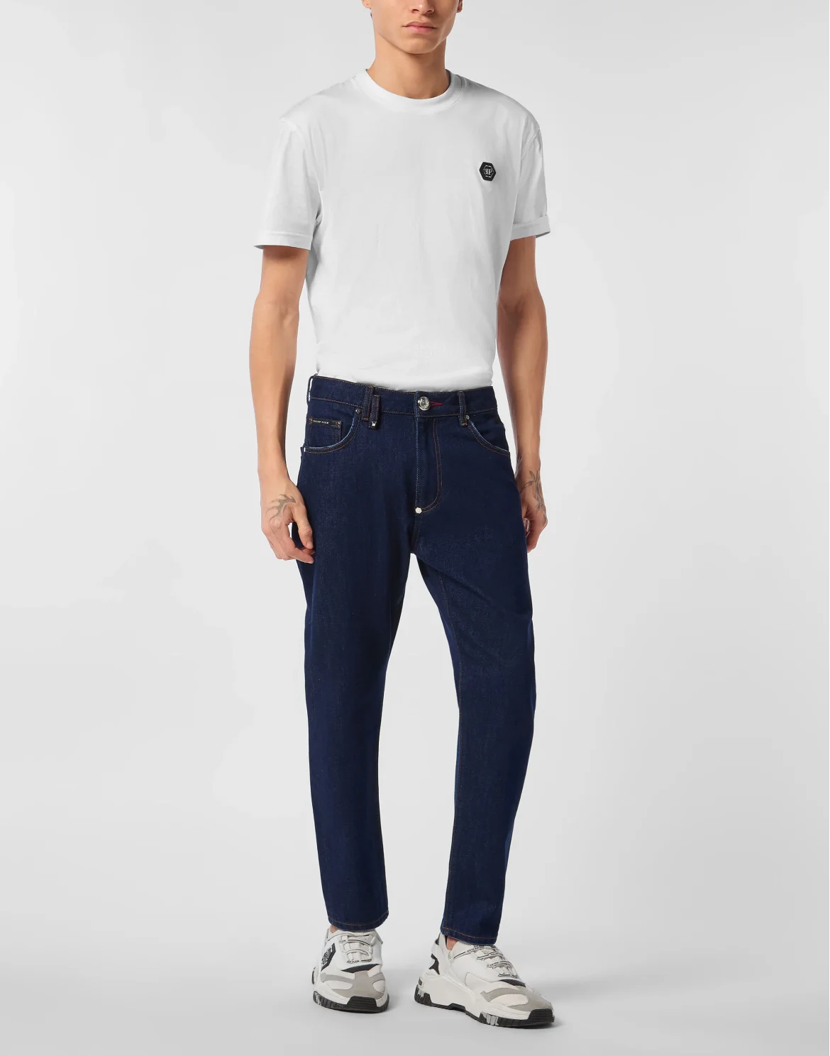 Detroit Fit Jeans Plein Hotel, цвет: Темно-синий деним