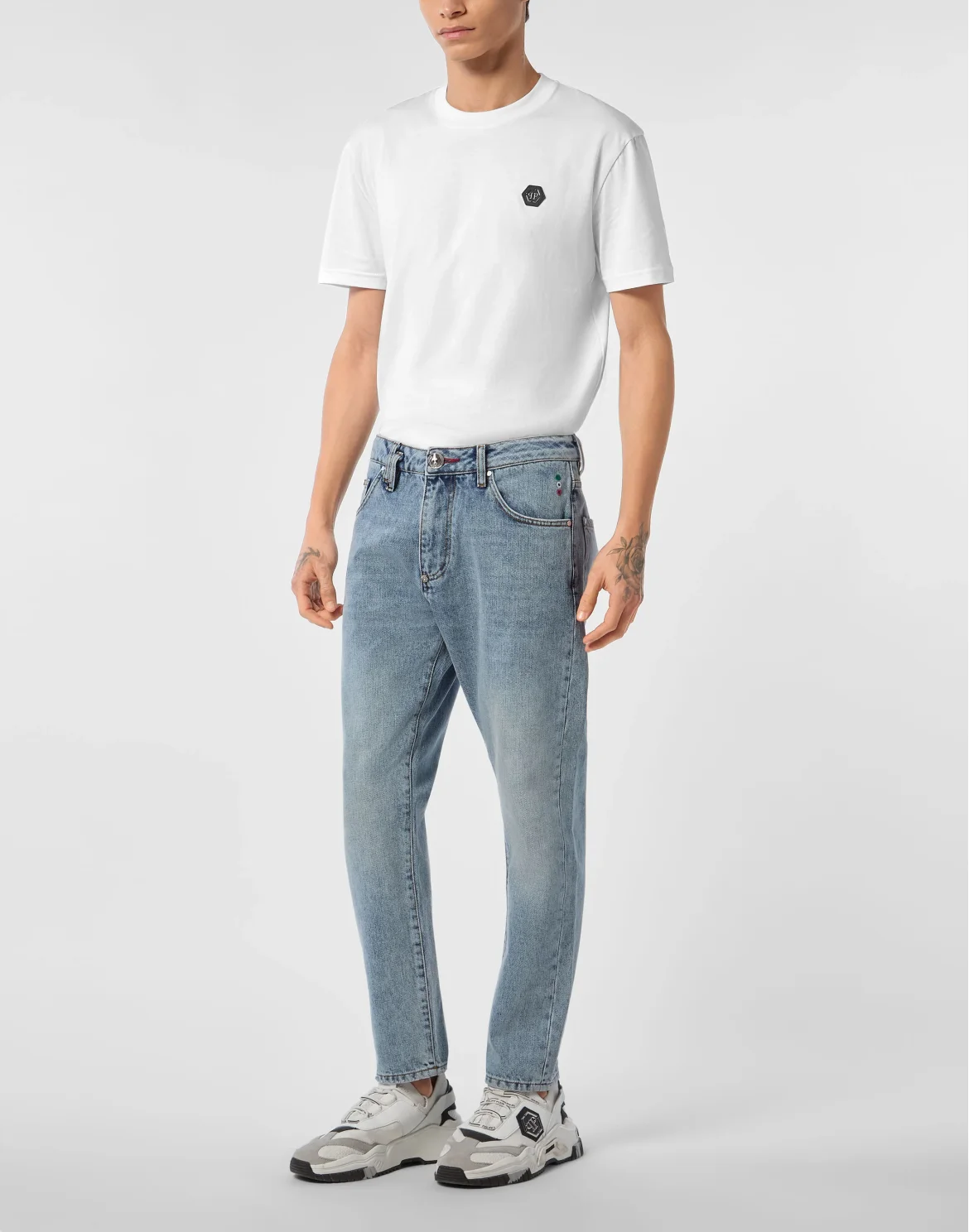 Detroit Fit Jeans Plein Hotel, цвет: Синий