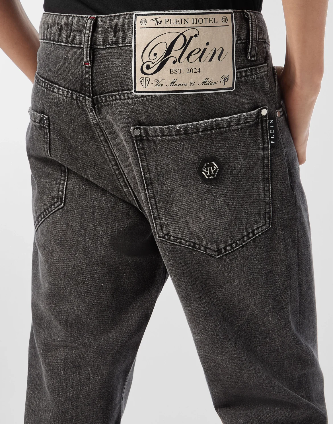 Detroit Fit Jeans Plein Hotel, цвет: Серый