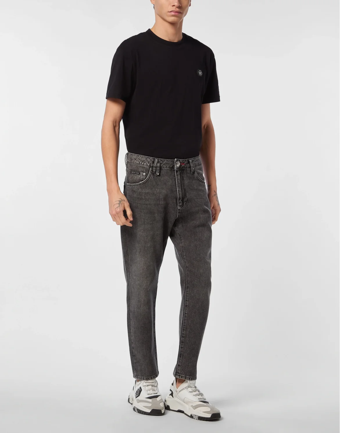 Detroit Fit Jeans Plein Hotel, цвет: Серый