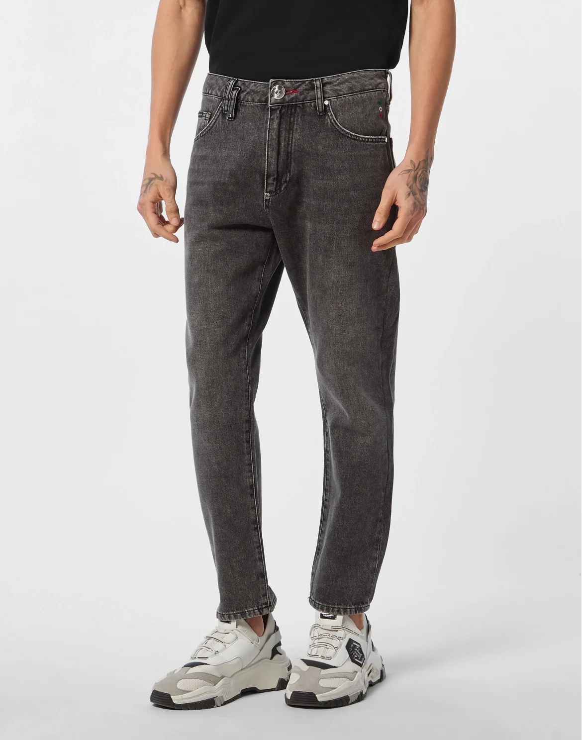 Detroit Fit Jeans Plein Hotel, цвет: Серый