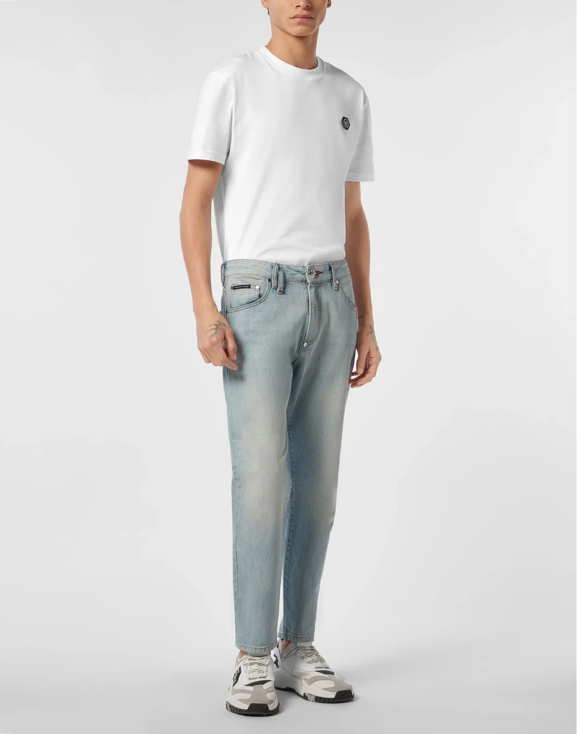 Detroit Fit Jeans Plein Hotel, цвет: Голубой