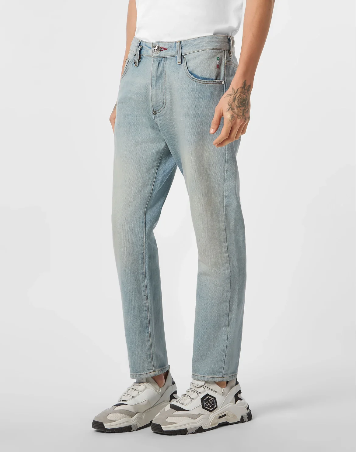 Detroit Fit Jeans Plein Hotel, цвет: Голубой