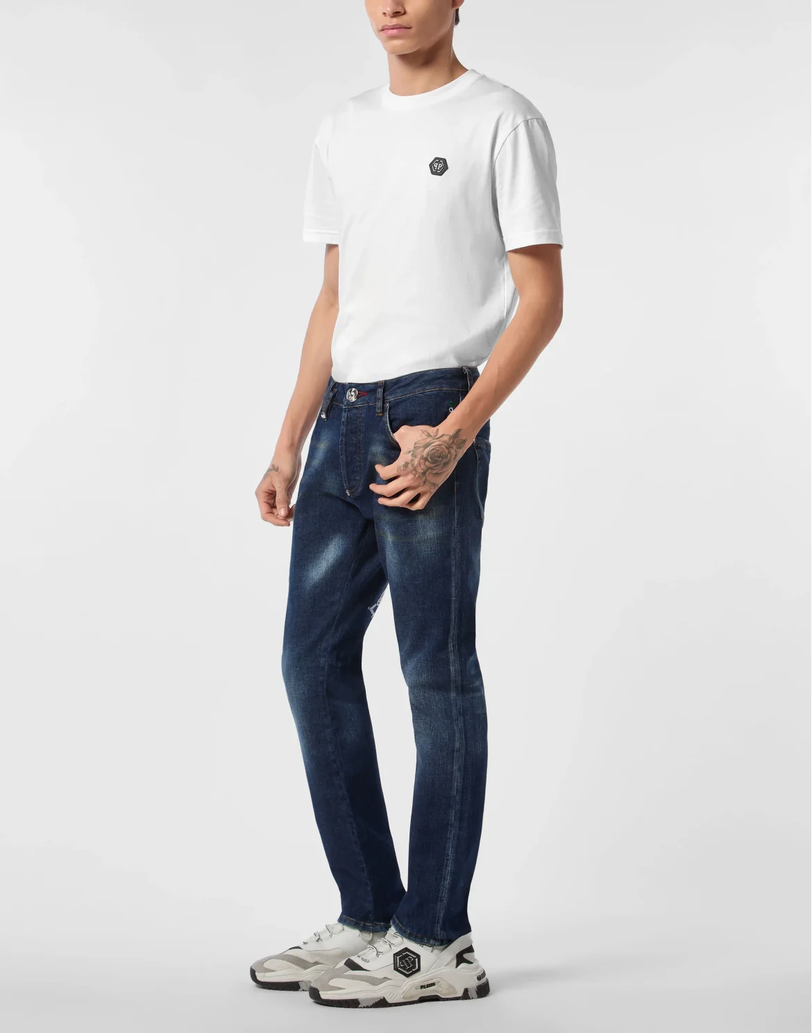 Super Straight Cut Jeans Flying Money, цвет: Синий