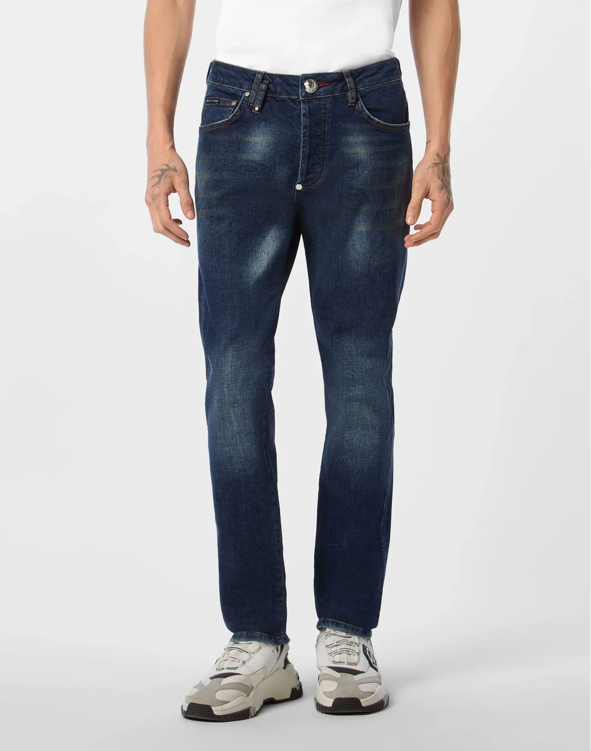 Super Straight Cut Jeans Flying Money, цвет: Синий