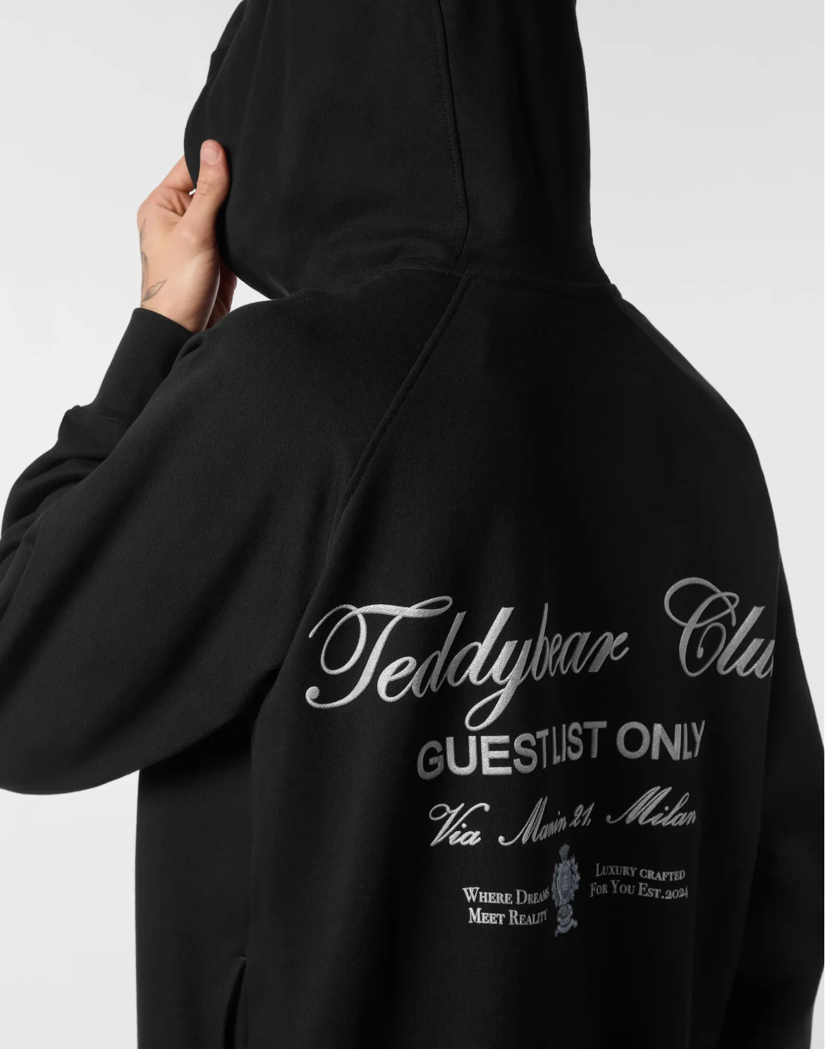 Hoodie Teddy Doorman, цвет: Черный