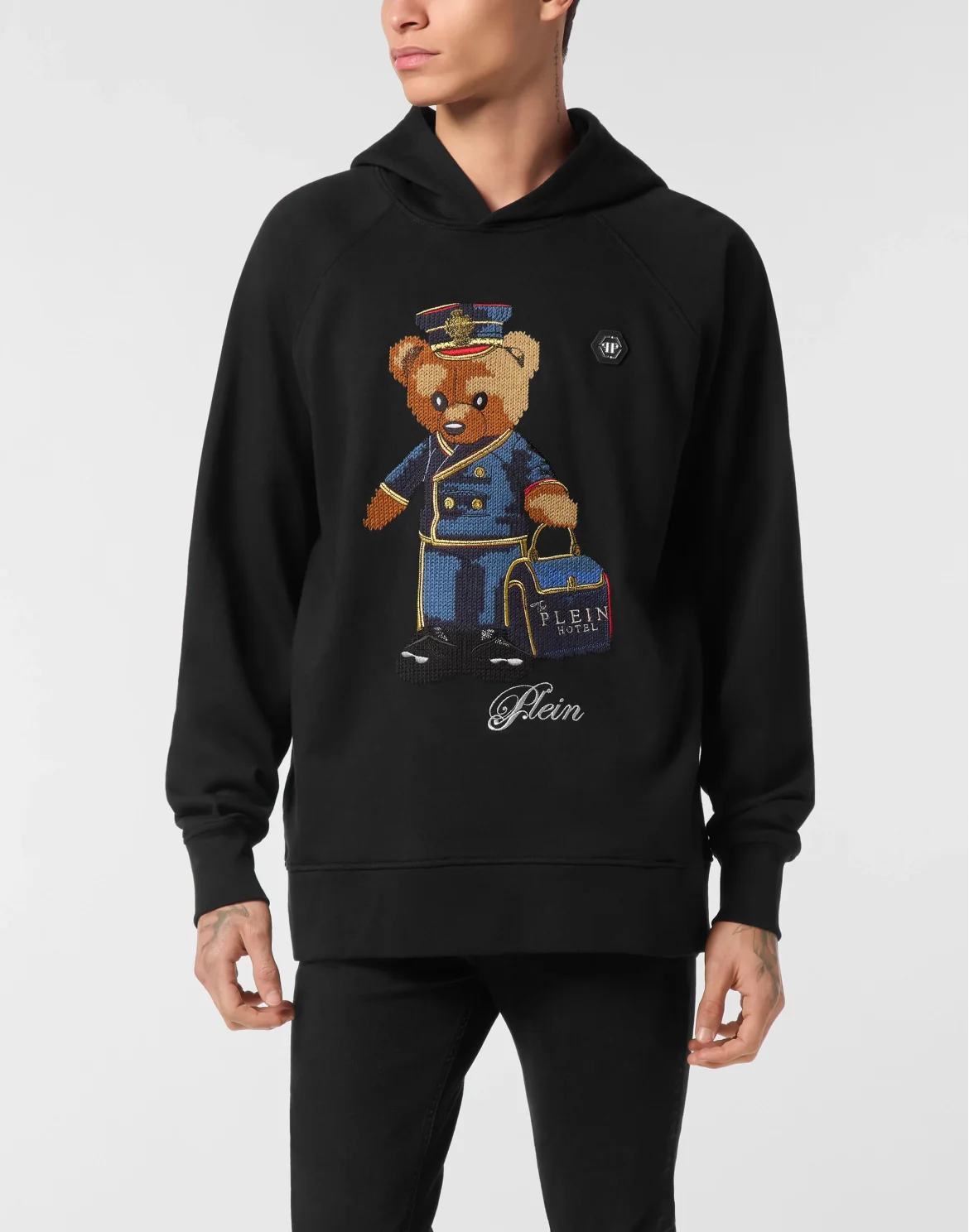 Hoodie Teddy Doorman, цвет: Черный