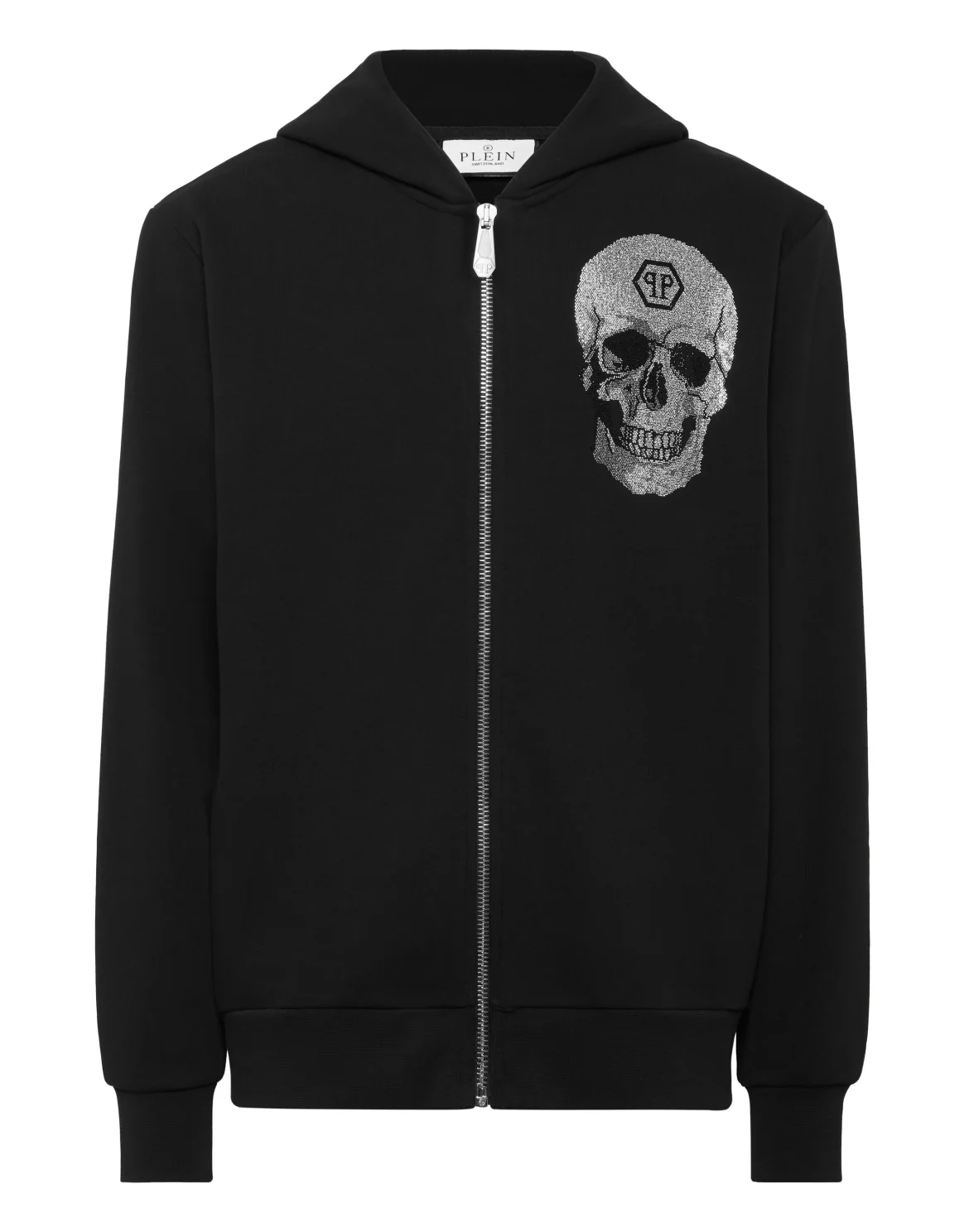 Zip Hoodie Crystal Skull, цвет: Черный