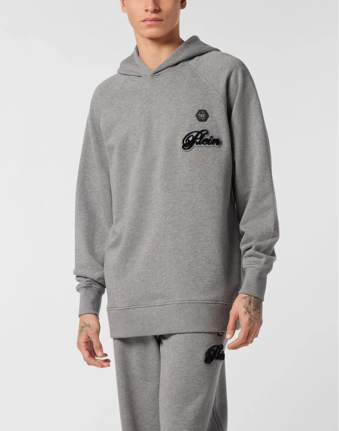 Hoodie Basic Signature, цвет: Серый