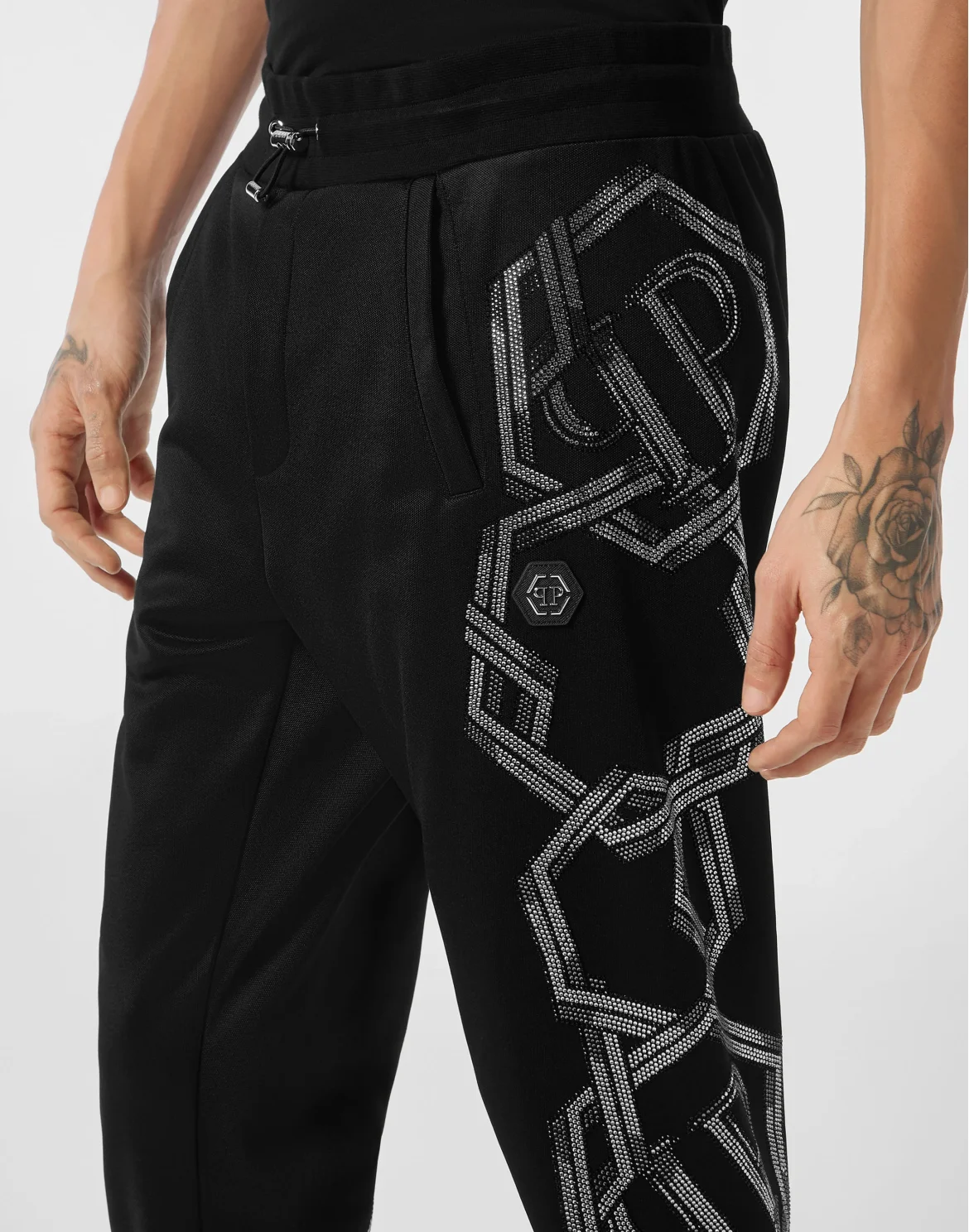 Trousers Jogging Chains, цвет: Черный