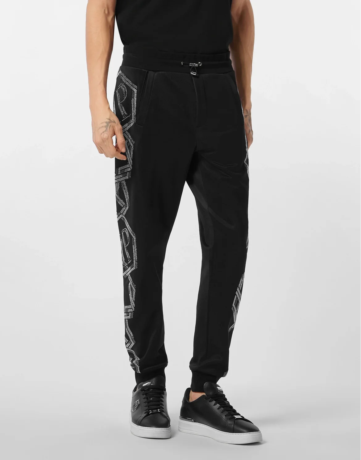 Trousers Jogging Chains, цвет: Черный