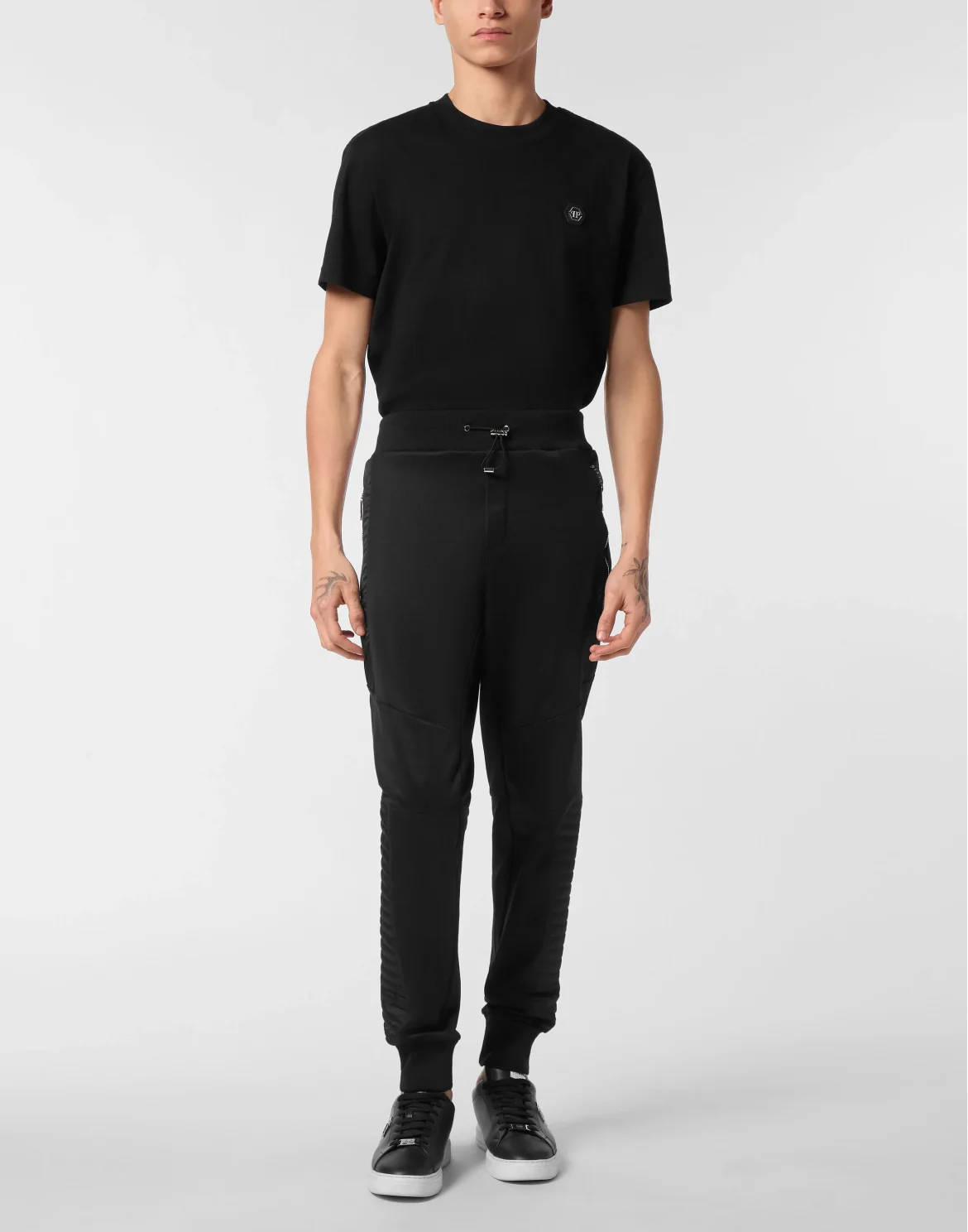 Tracksuit Pants Biker Cut, цвет: Черный
