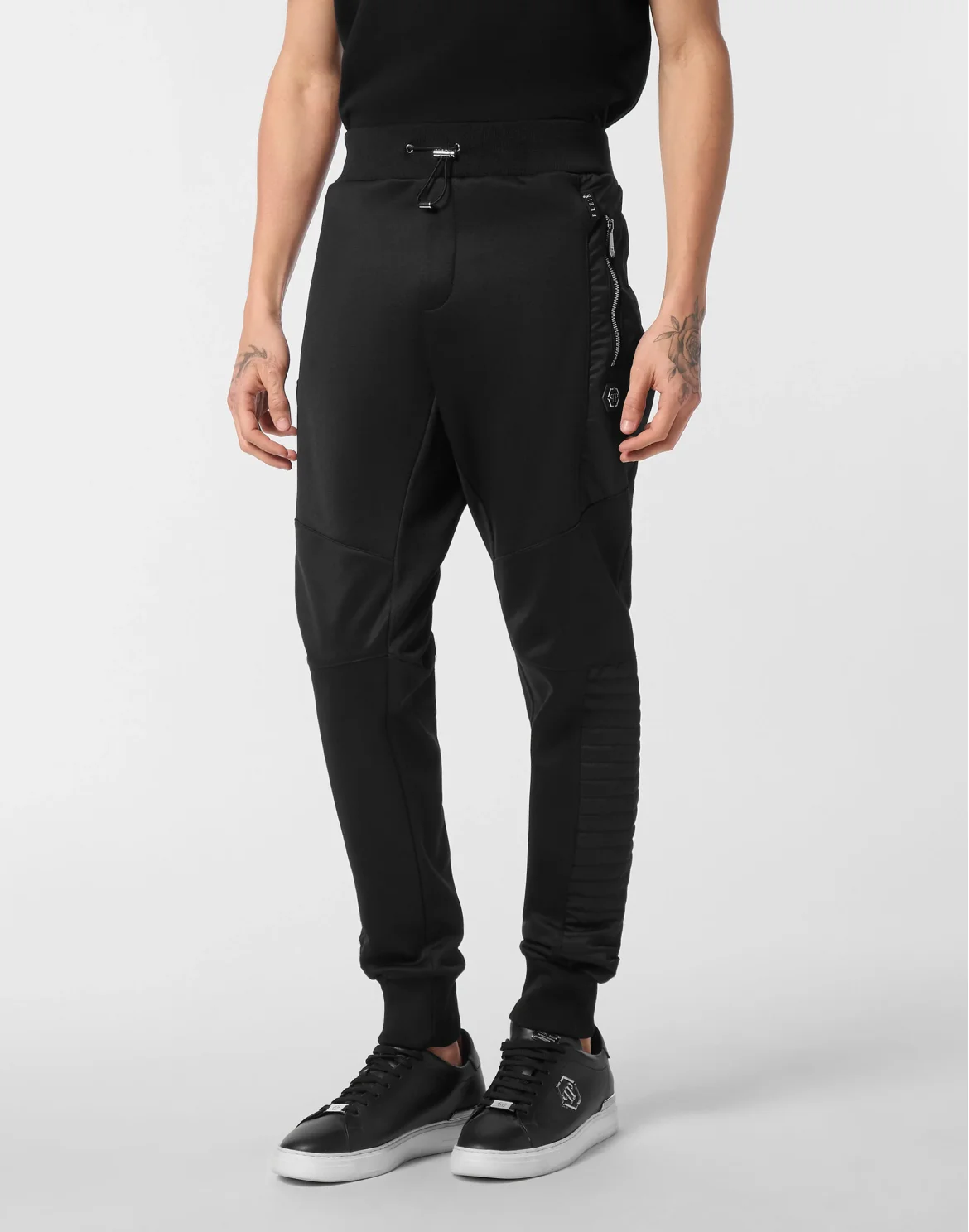 Tracksuit Pants Biker Cut, цвет: Черный