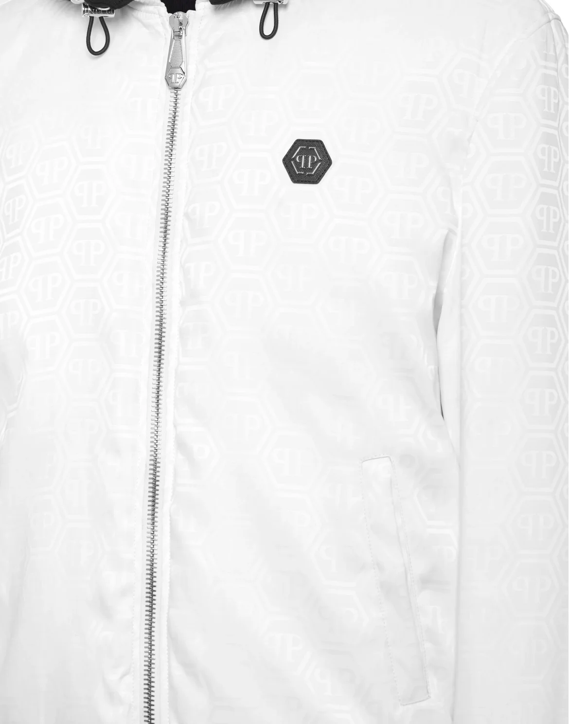 Nylon Hooded Bomber, цвет: Бежевый