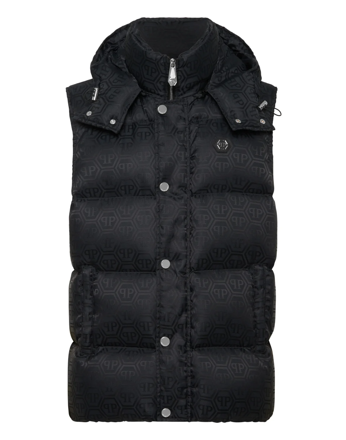 Nylon Down Vest Monogram, цвет: Синий