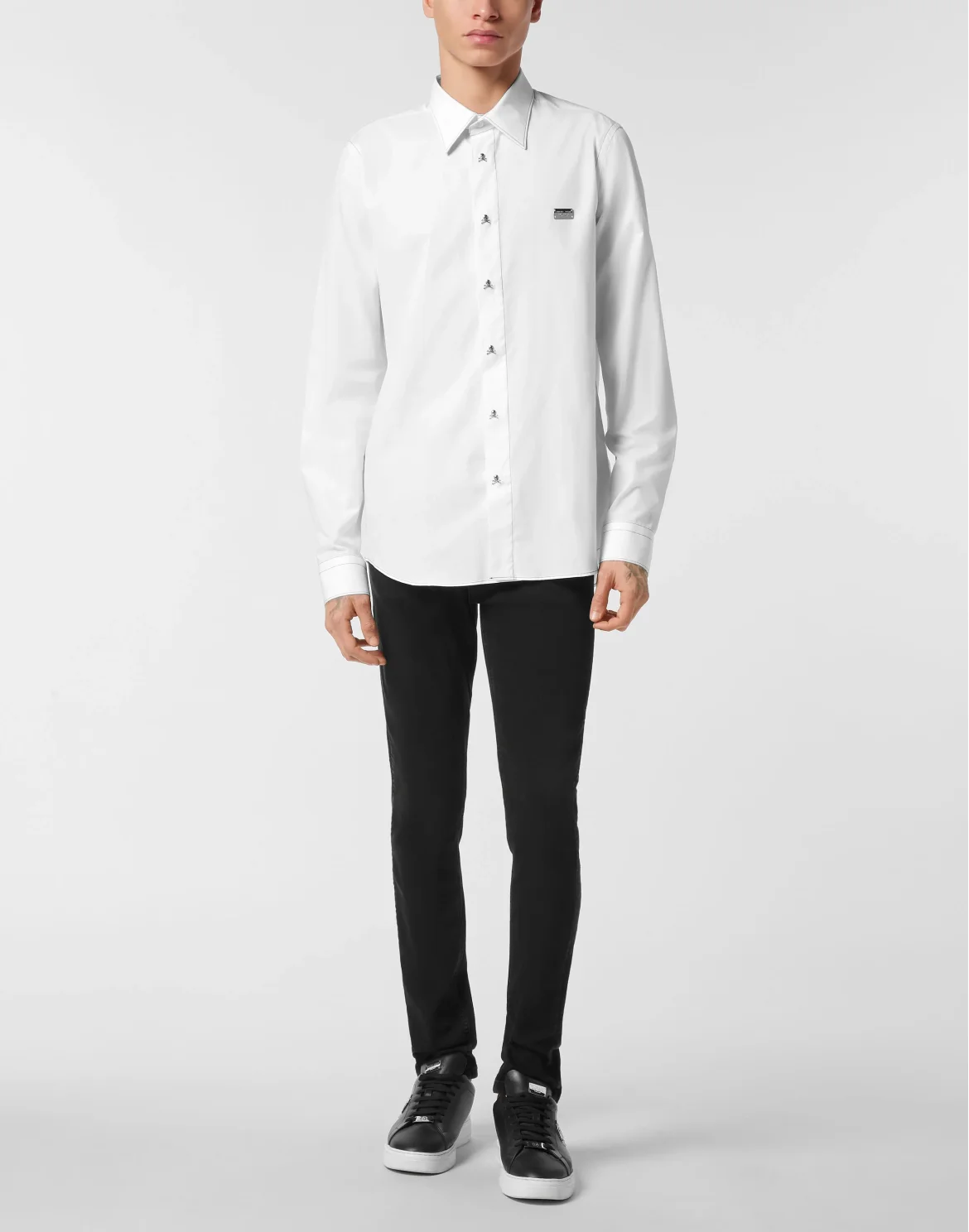 Sugar Daddy Cut Shirt Skull, цвет: Белый