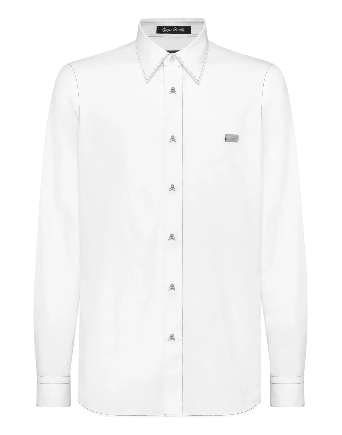 Sugar Daddy Cut Shirt Skull, цвет: Белый