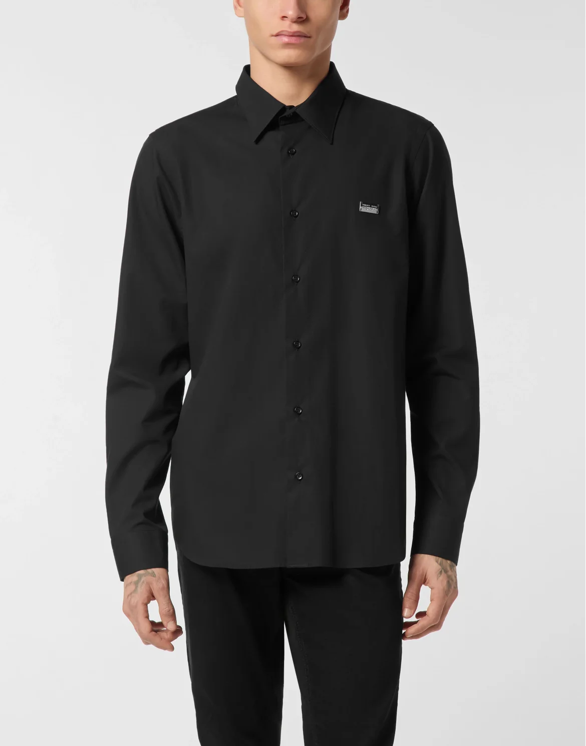 Sugar Daddy Cut Shirt Teddy Waiter, цвет: Черный