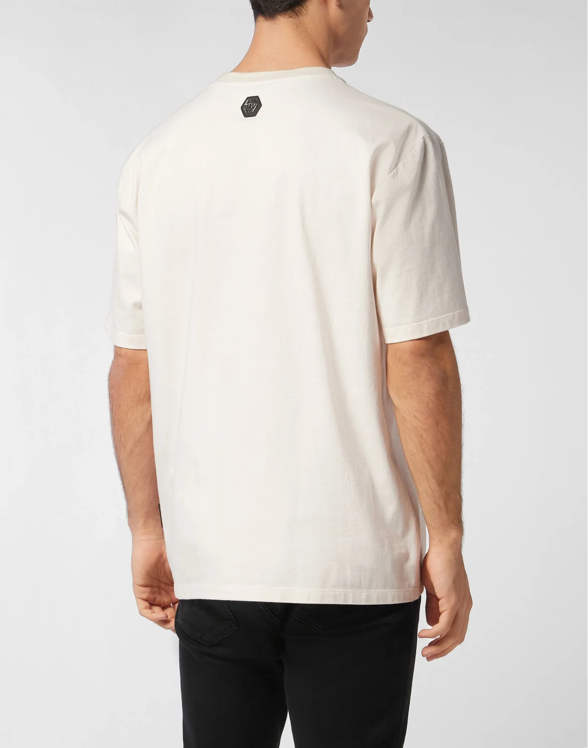 Round Neck T-Shirt Teddy Crystal, цвет: Бежевый