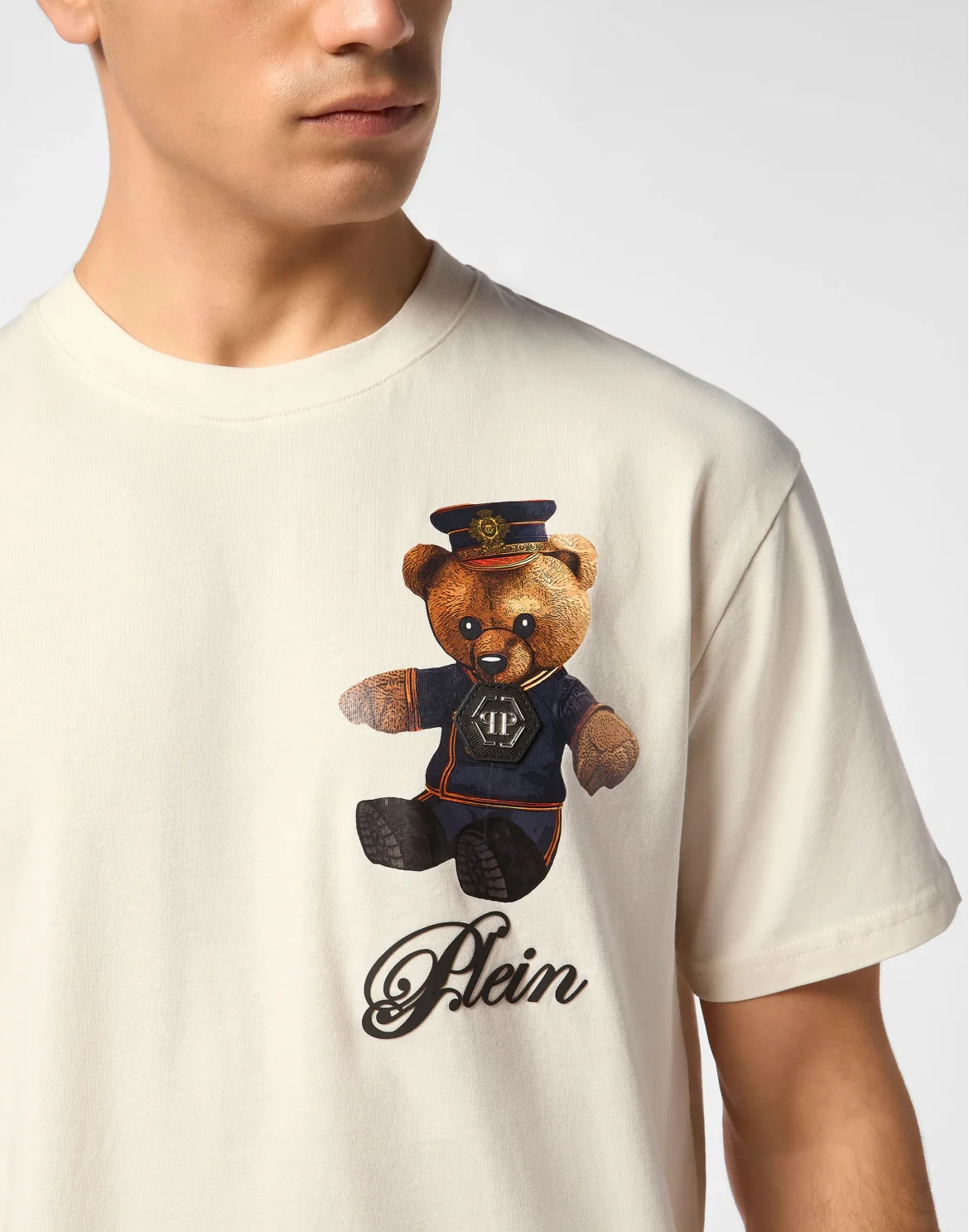 Round Neck T-Shirt Teddy Bear, цвет: Бежевый