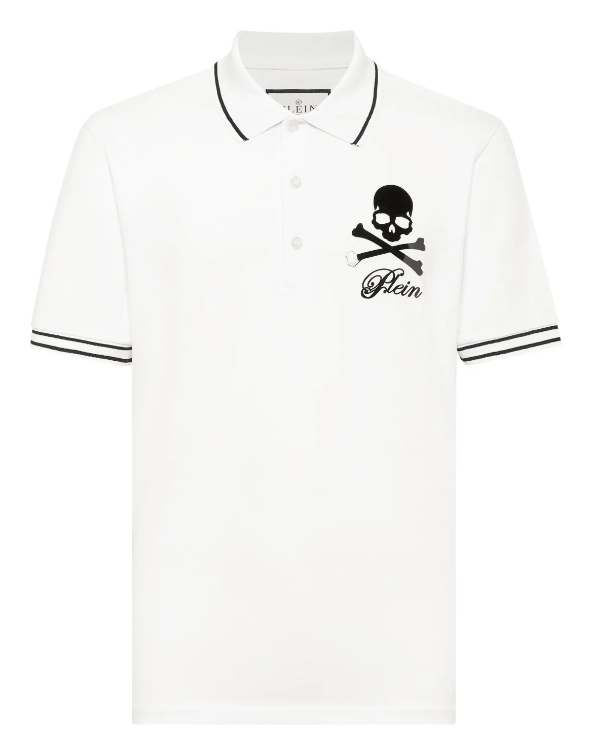 Piquet Polo Shirt Skull & Bones, цвет: Бежевый