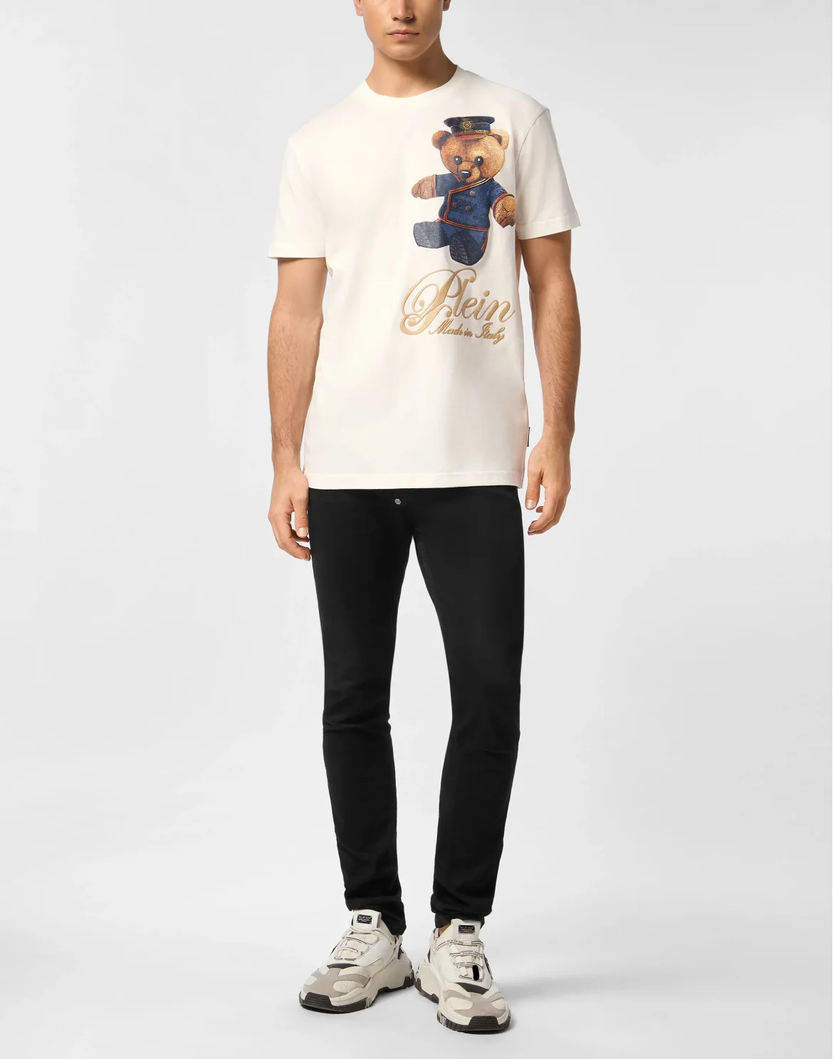 Round Neck T-Shirt Teddy Doorman, цвет: Бежевый