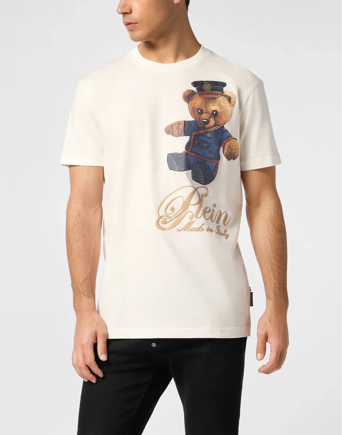 Round Neck T-Shirt Teddy Doorman, цвет: Бежевый