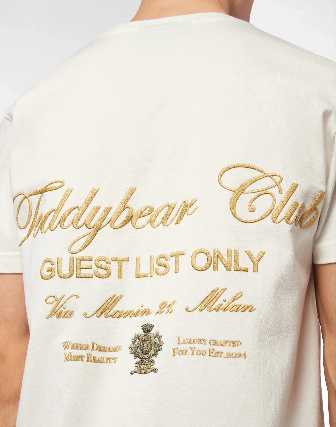 Round Neck T-Shirt Teddy Doorman, цвет: Бежевый