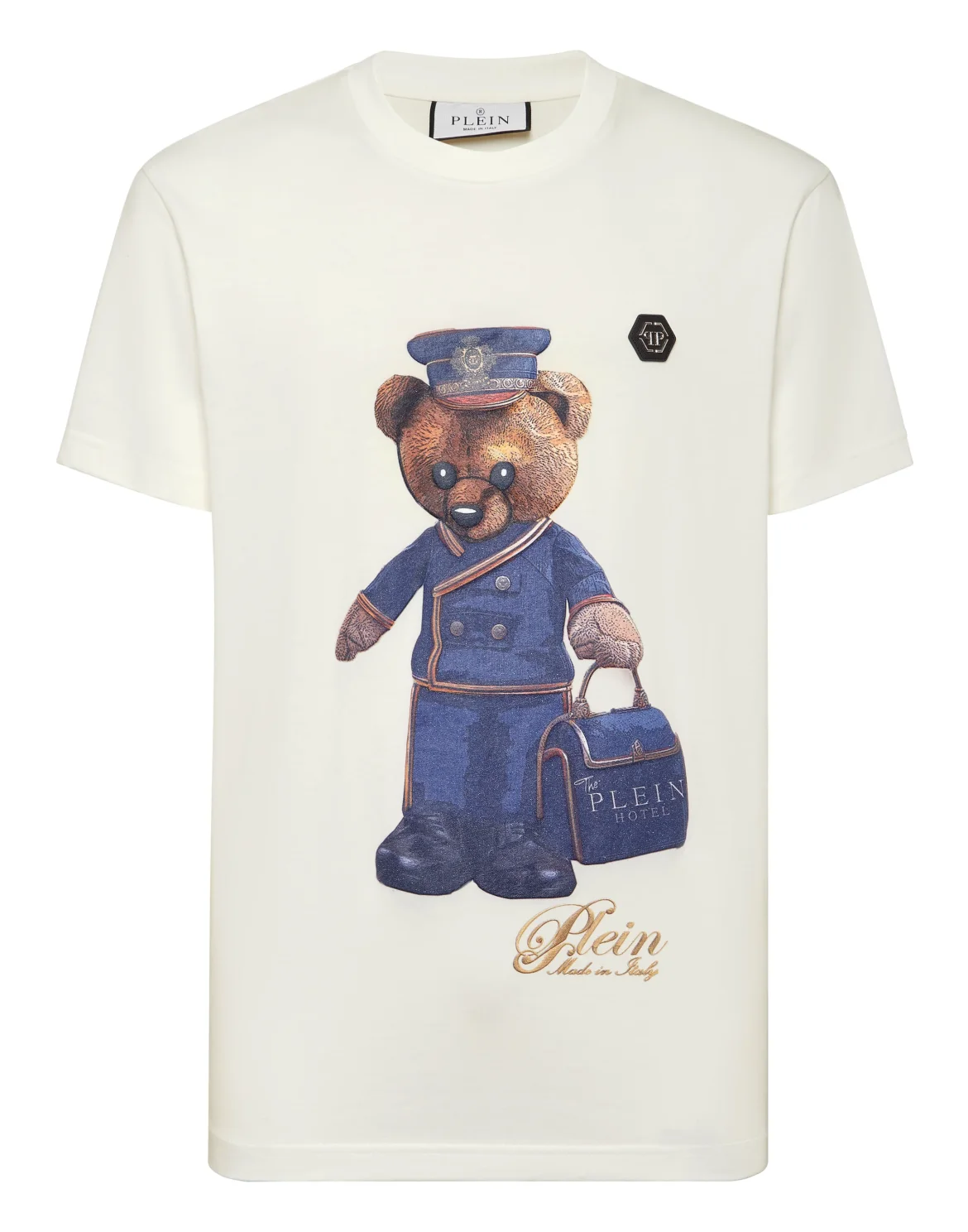 Round Neck T-Shirt Teddy Doorman, цвет: Бежевый