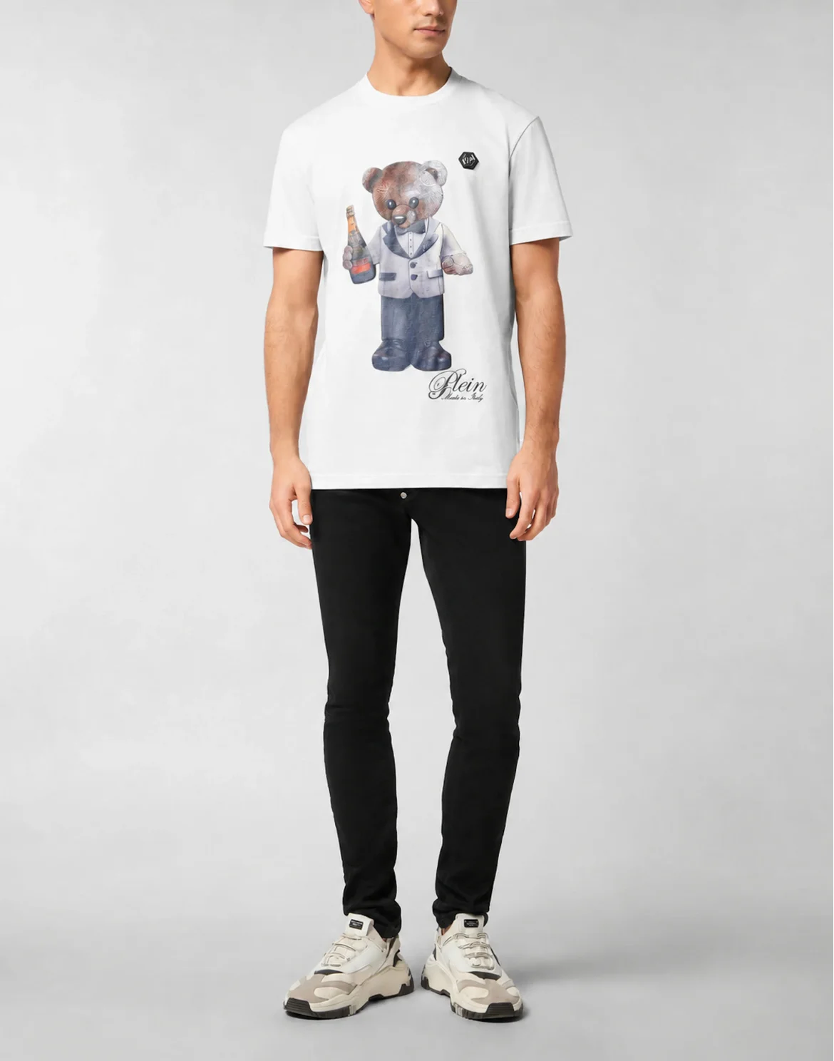 Round Neck T-Shirt Teddy Waiter, цвет: Бежевый