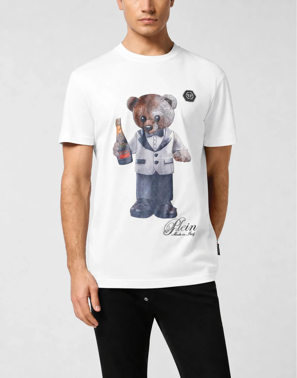 Round Neck T-Shirt Teddy Waiter, цвет: Бежевый