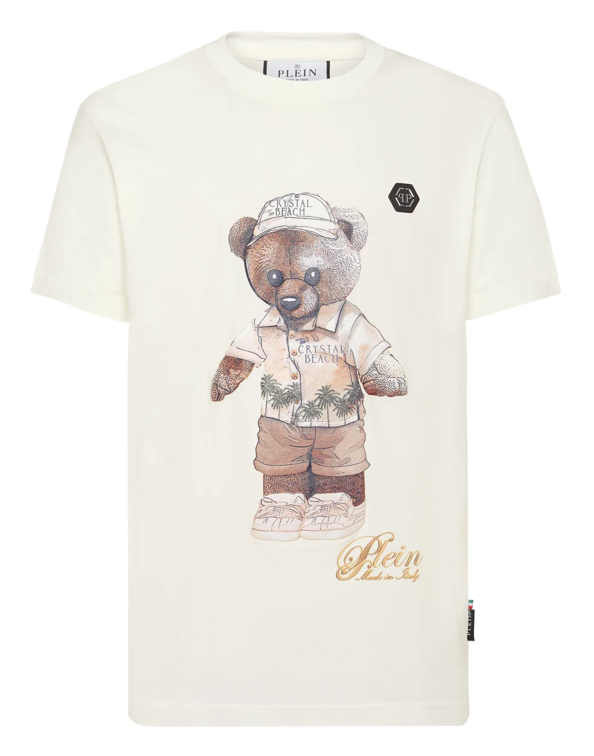 Round Neck T-Shirt Teddy Beach, цвет: Бежевый