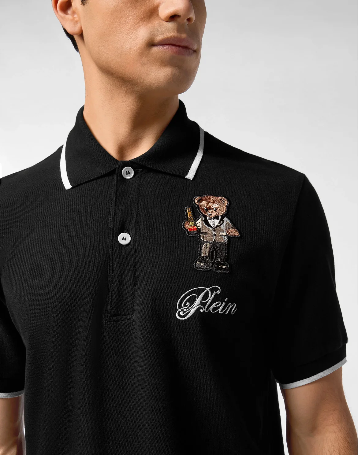 Polo Shirt Teddy, цвет: Черный