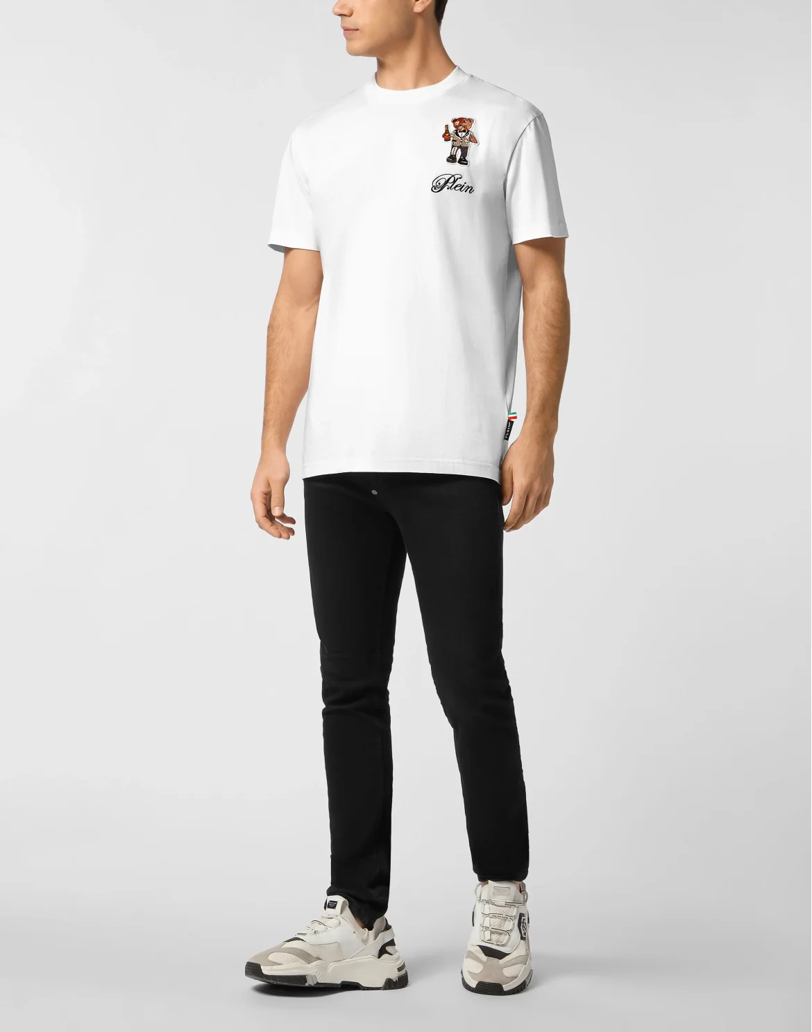 Heavy Cotton T-Shirt Teddy Bear, цвет: Белый