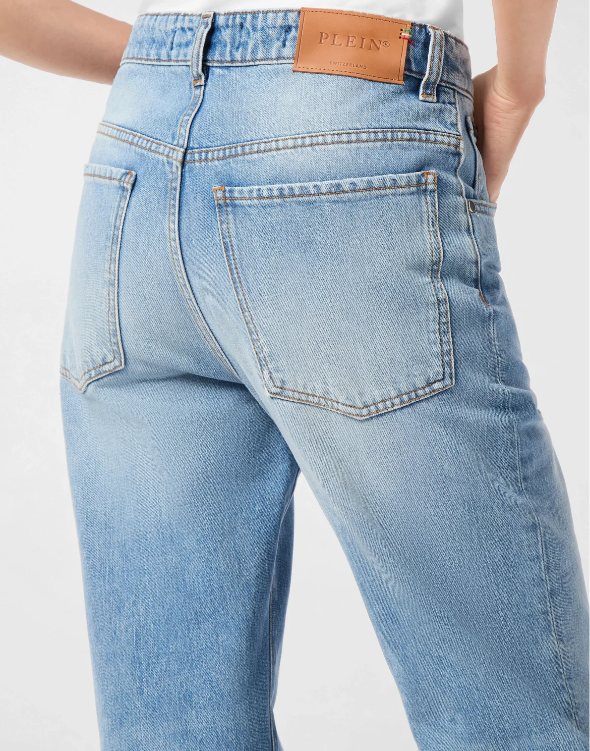 Straight Fit Jeans, цвет: Голубой