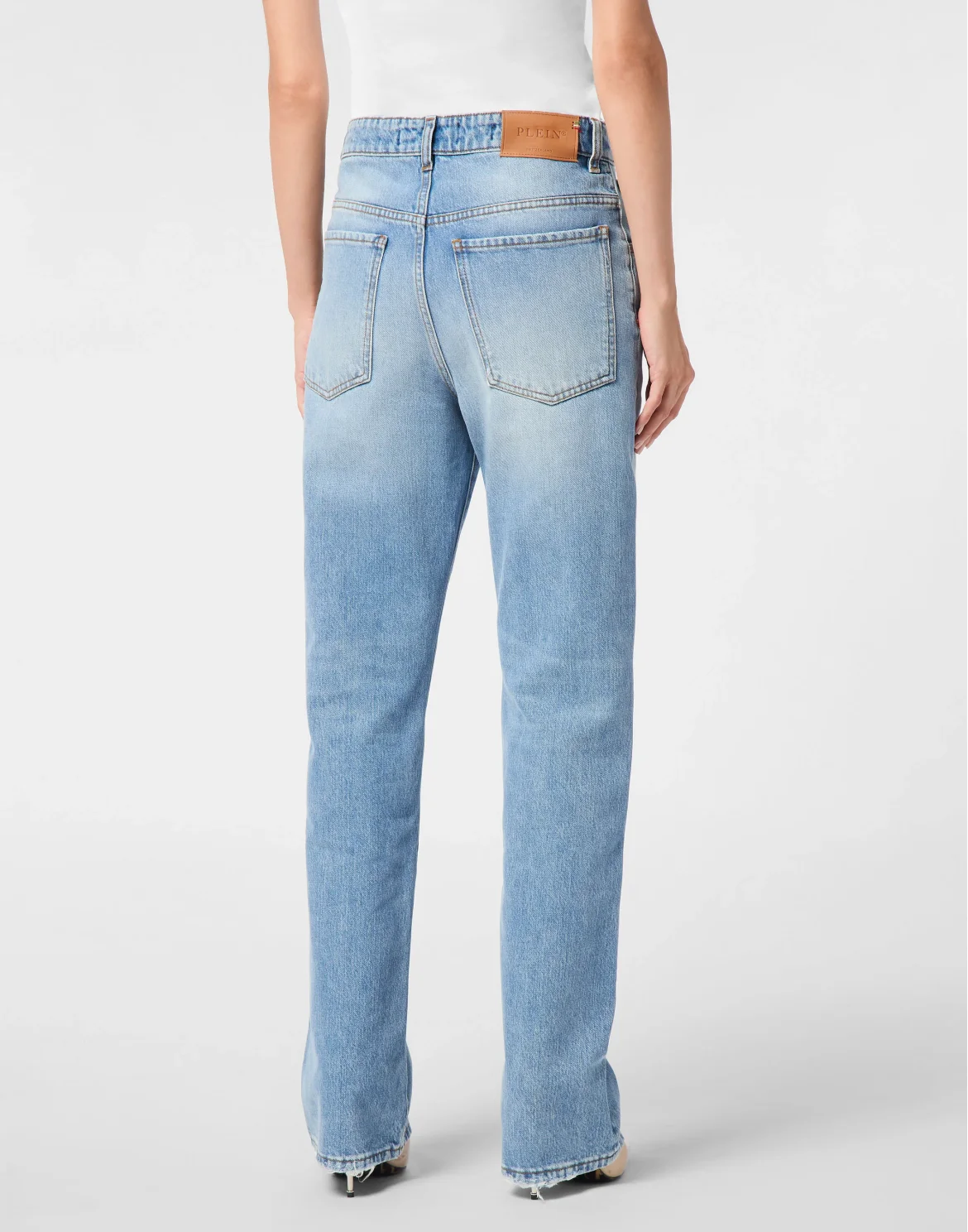 Straight Fit Jeans, цвет: Голубой