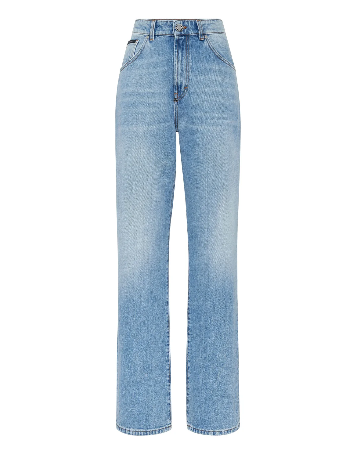 Straight Fit Jeans, цвет: Голубой