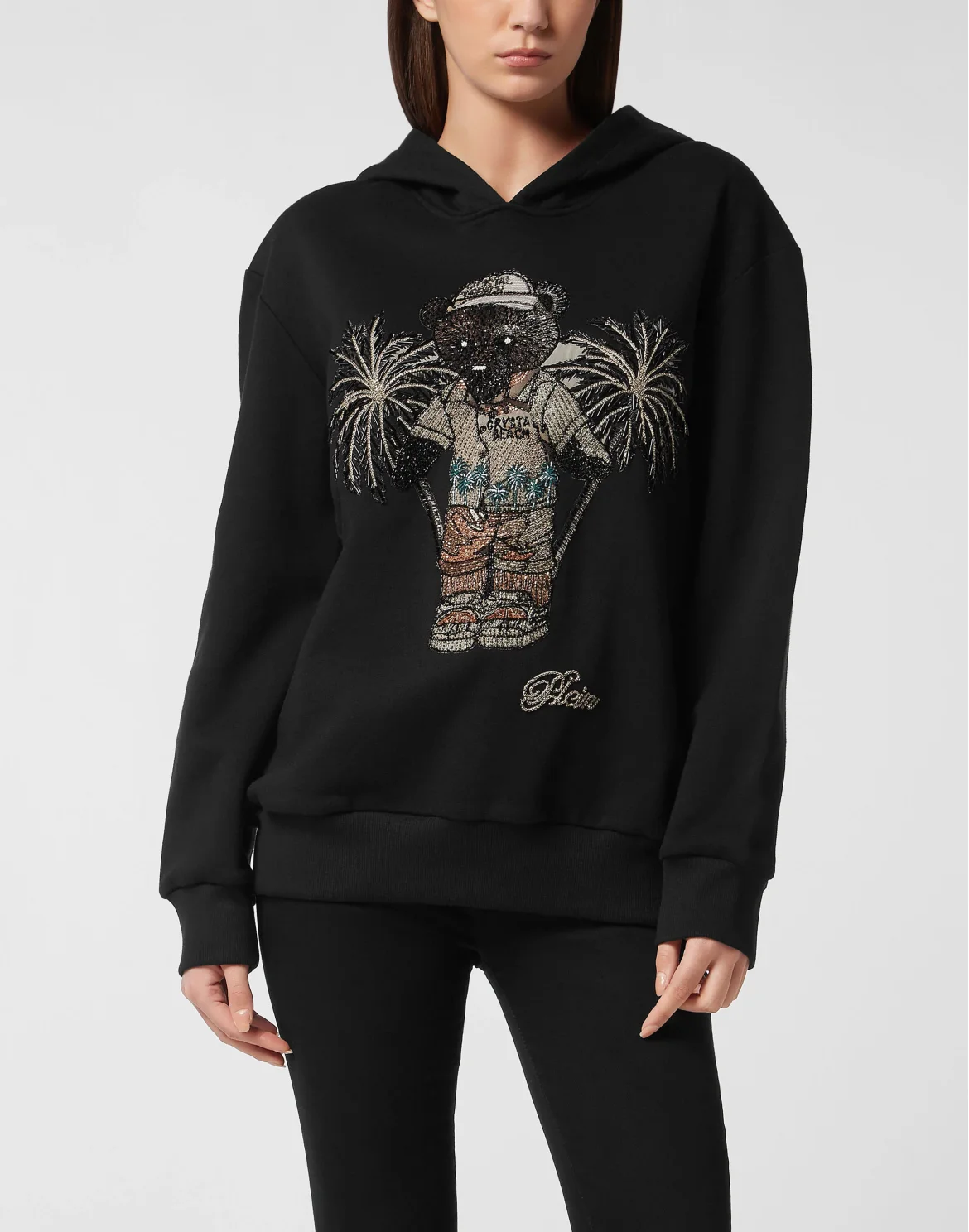 Hoodie Teddy Palms, цвет: Черный