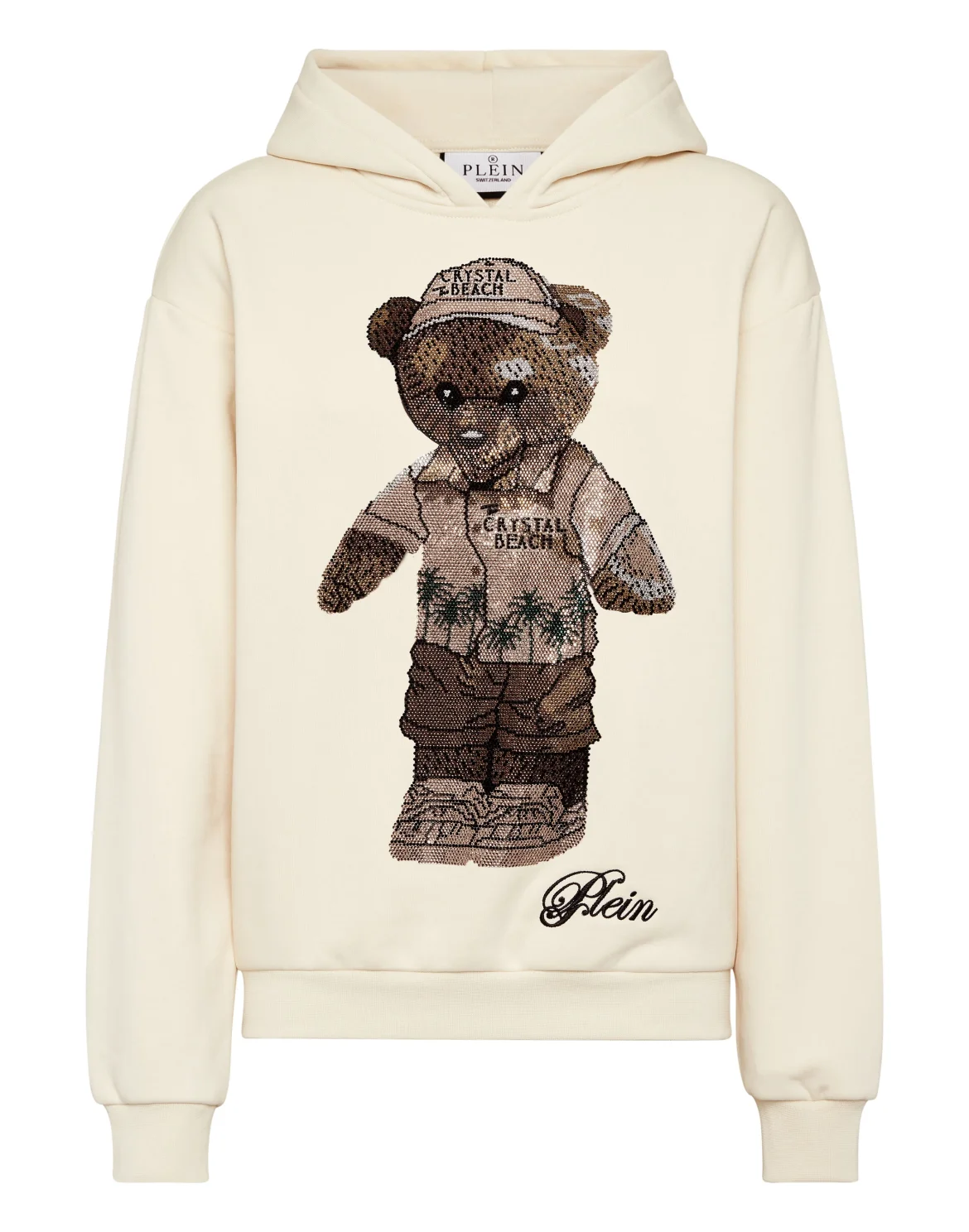 Cotton Venice Beach Fit Hoodie Teddy Beach Crystal, цвет: Бежевый