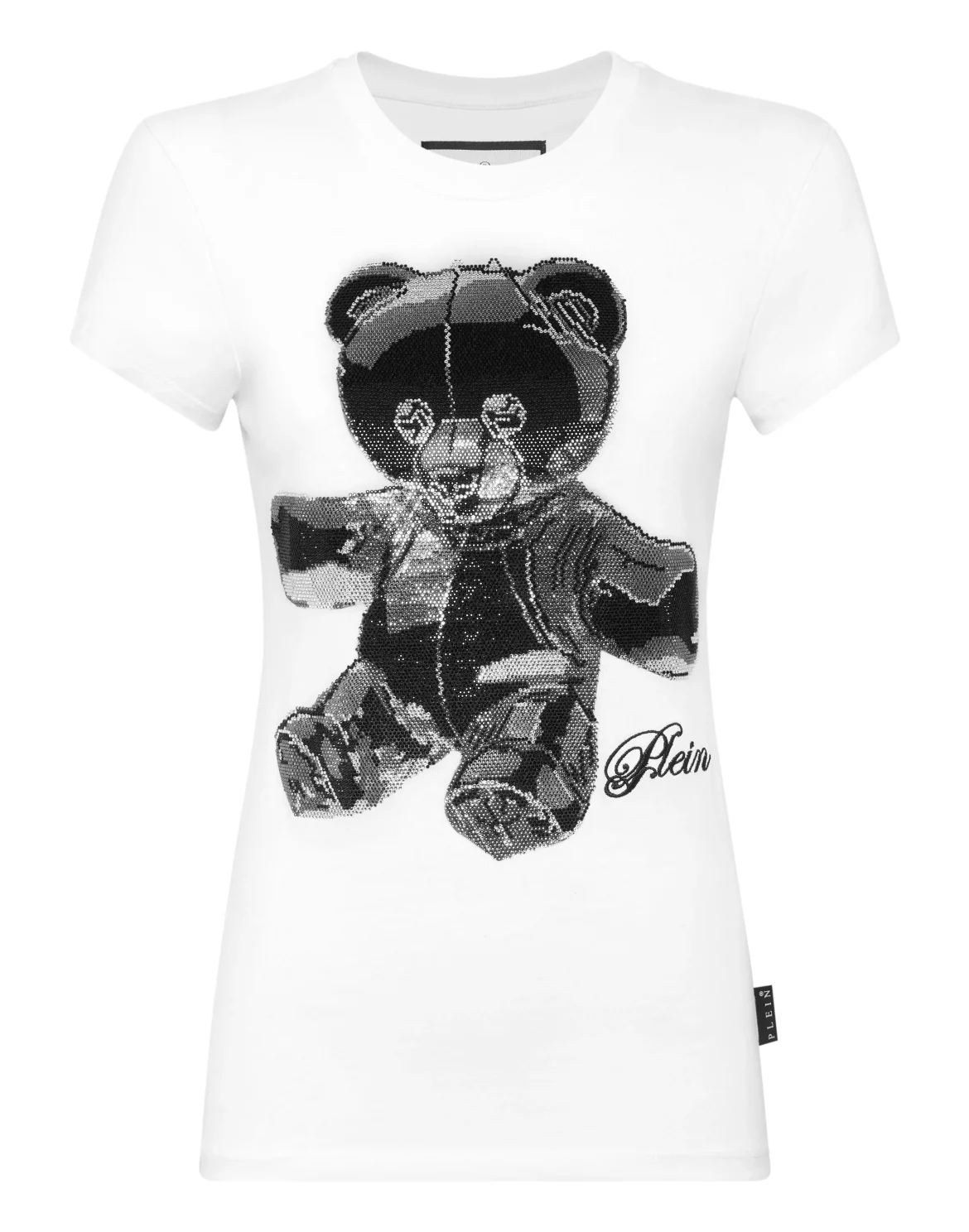 Cotton Sexy Pure Fit T-Shirt Teddy Crystal, цвет: Белый