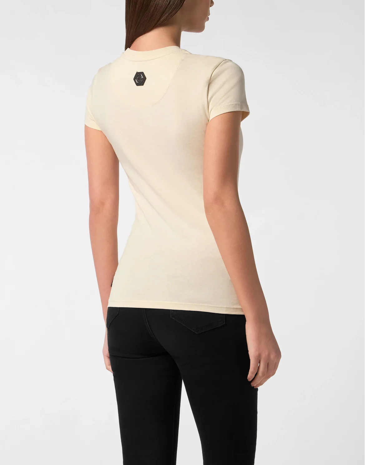 Cotton Sexy Pure Fit T-Shirt Teddy Beach Crystal, цвет: Бежевый