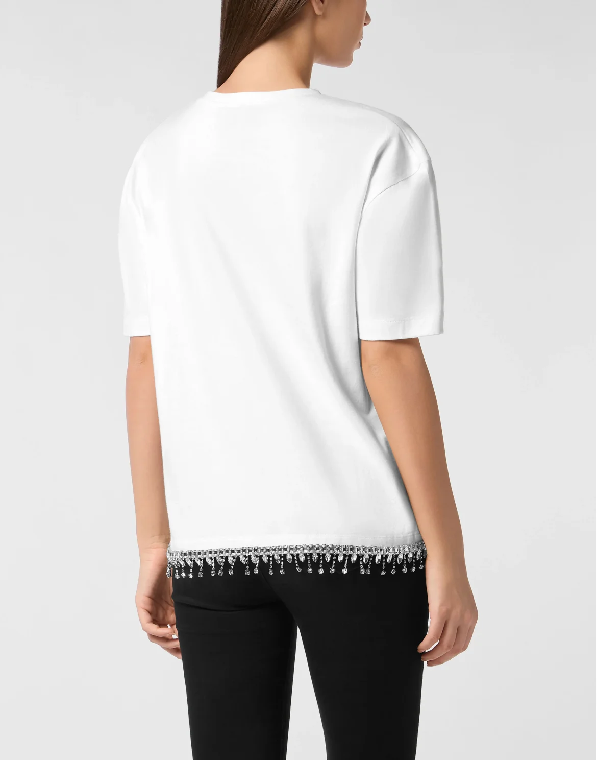 V-Neck T-Shirt Signature, цвет: Белый