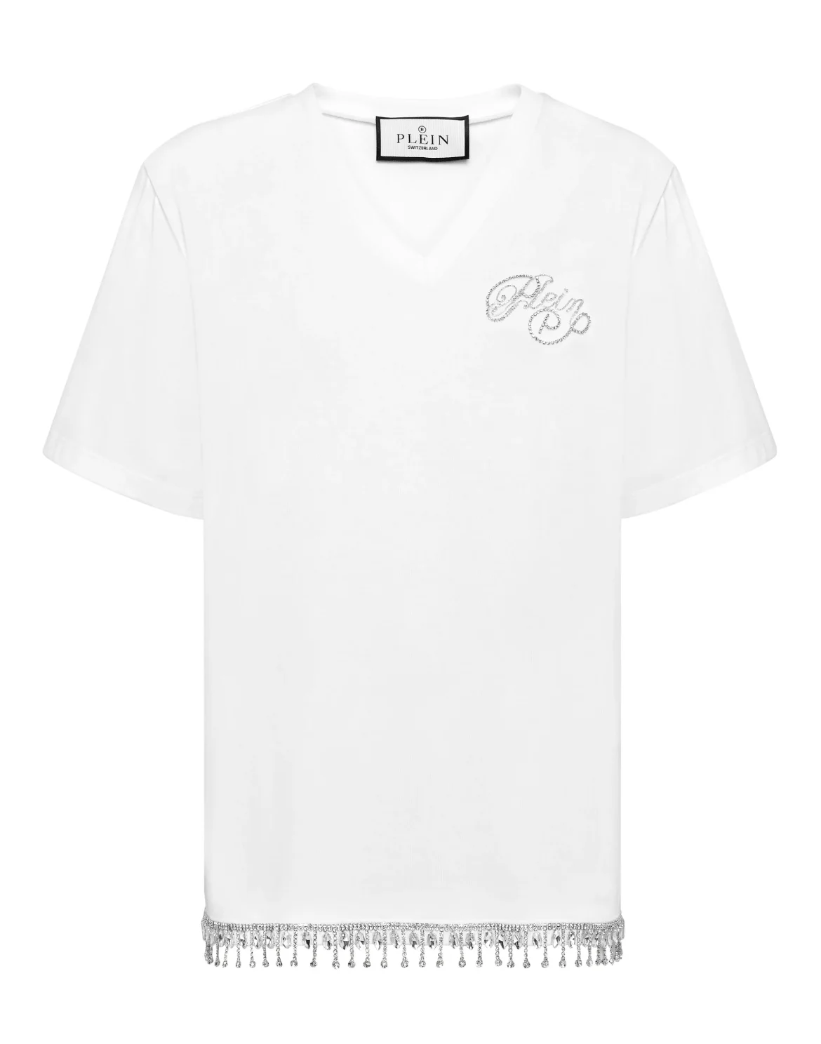 V-Neck T-Shirt Signature, цвет: Белый