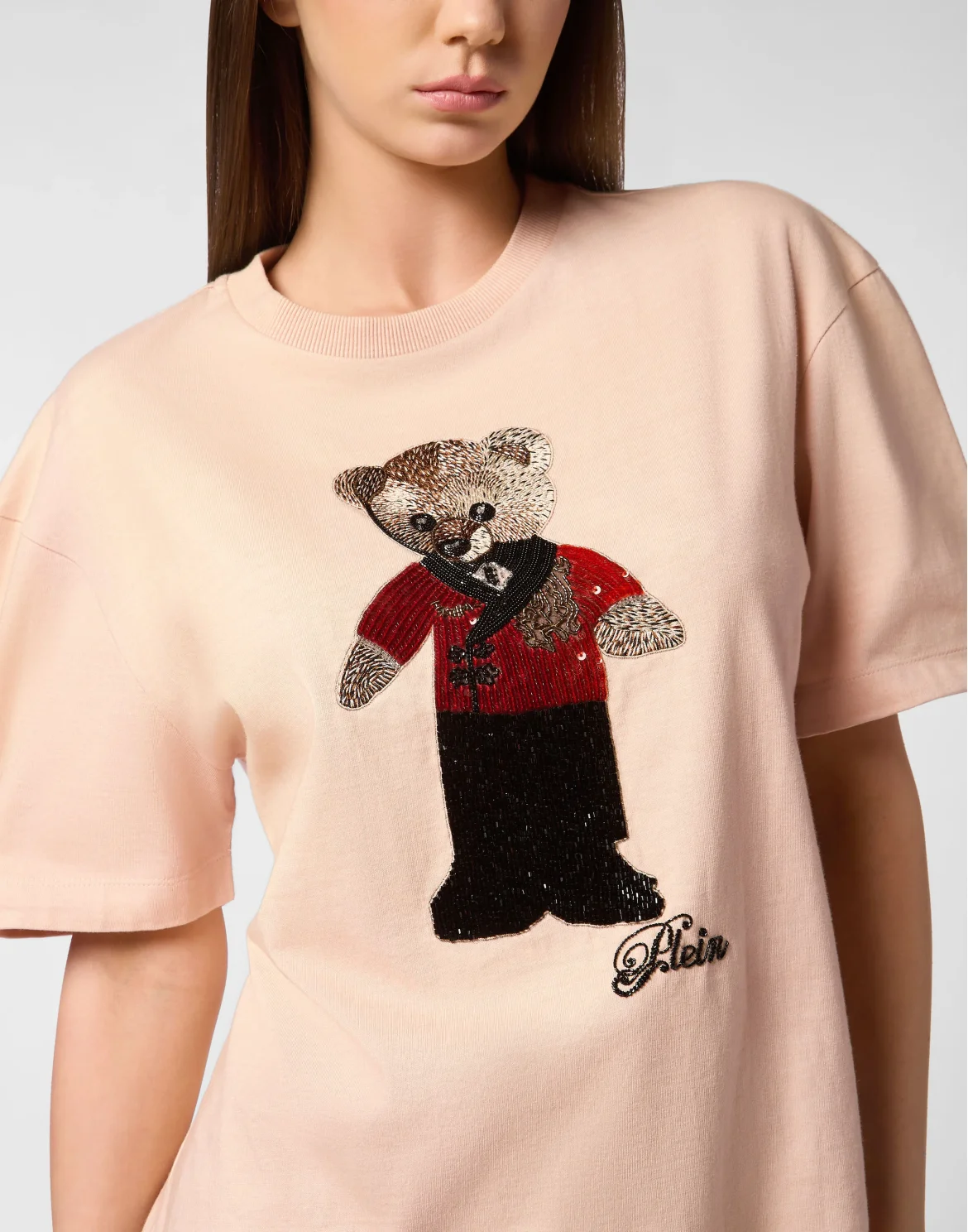 Man Fit T-Shirt Teddy, цвет: Розовый