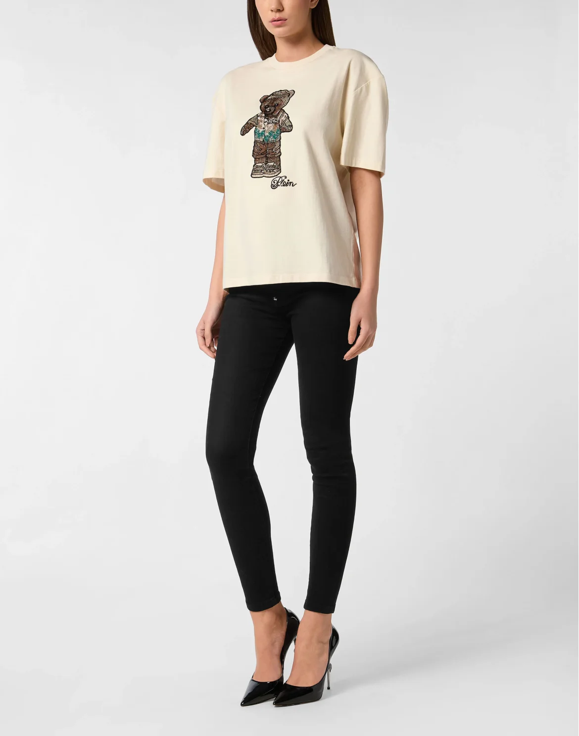 Man Fit T-Shirt Teddy, цвет: Бежевый