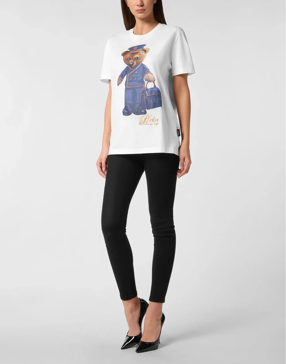 Man Fit T-Shirt Teddy Doorman, цвет: Белый