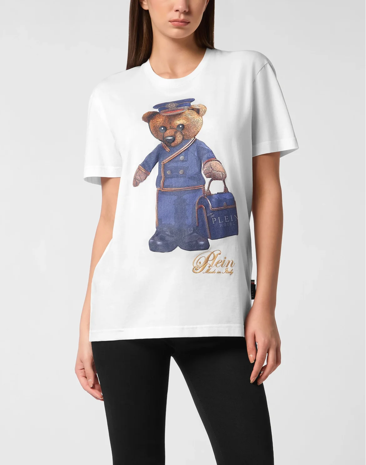 Man Fit T-Shirt Teddy Doorman, цвет: Белый