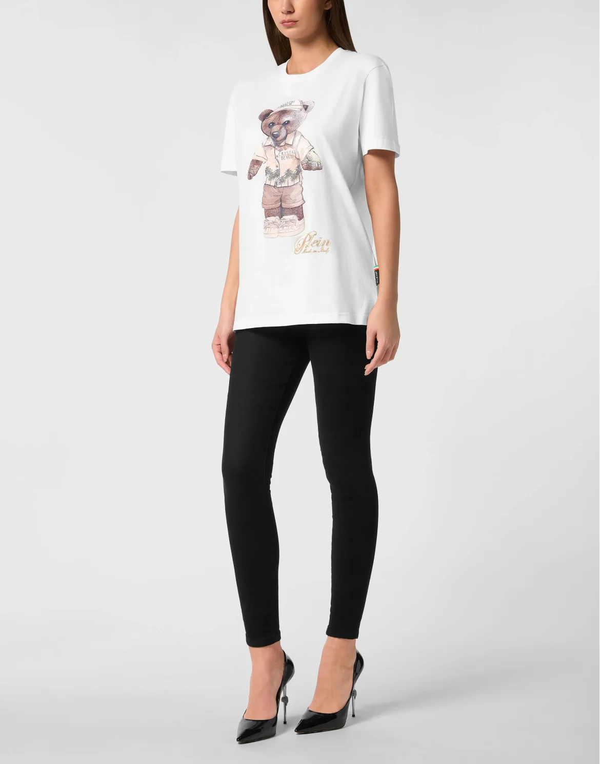 Man Fit T-Shirt Teddy Beach, цвет: Белый