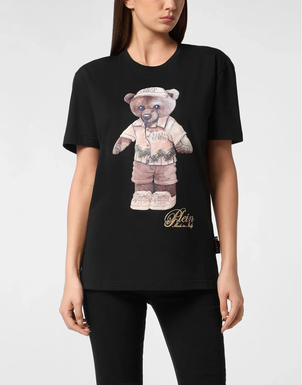 Man Fit T-Shirt Teddy Beach, цвет: Черный
