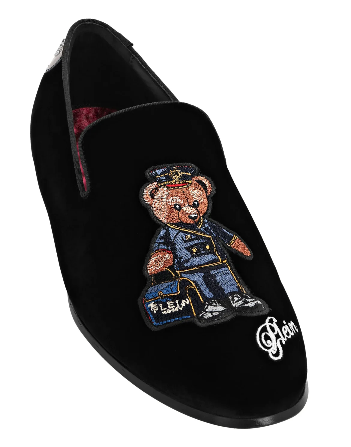 Velvet Loafers Teddy Doorman, цвет: Черный